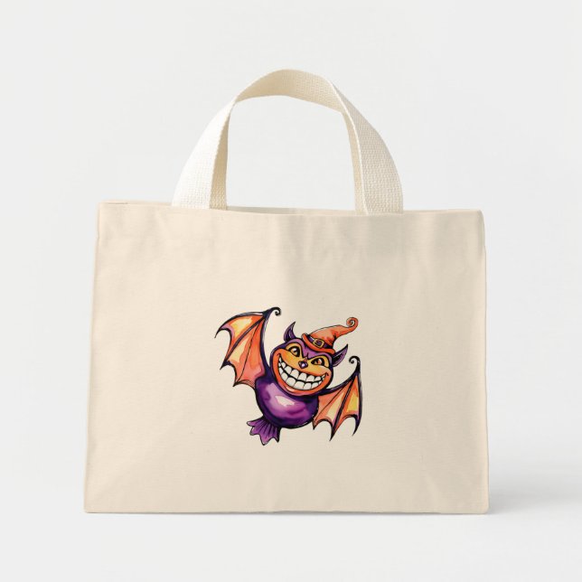 Bolsa Tote Mini O Bat Sorridente (Frente)