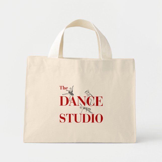 Bolsa Tote Mini O Dance Studio, Pequeno Saco (Frente)