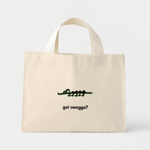 Bolsa Tote Mini O jacaré ficou agga