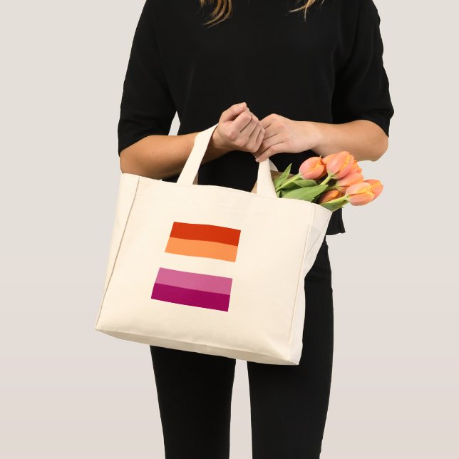 Bolsa Tote Mini Orgulho lésbico (Frente (produto))