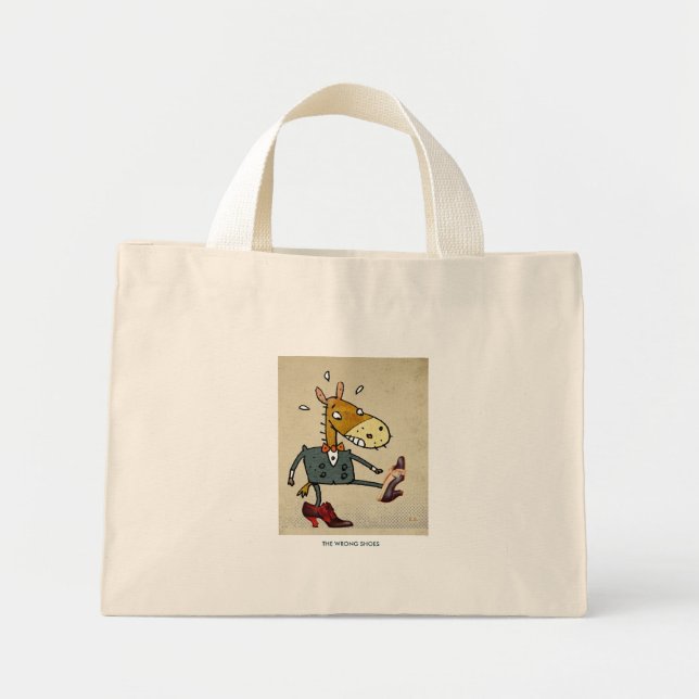 Bolsa Tote Mini Os Calçados Errados (Frente)