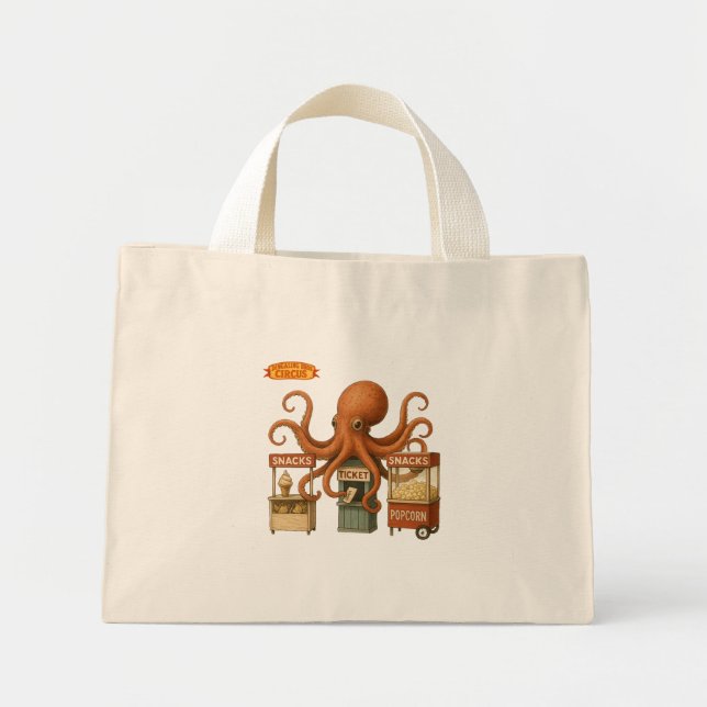 Bolsa Tote Mini Otto’s circus snack shack (Frente)