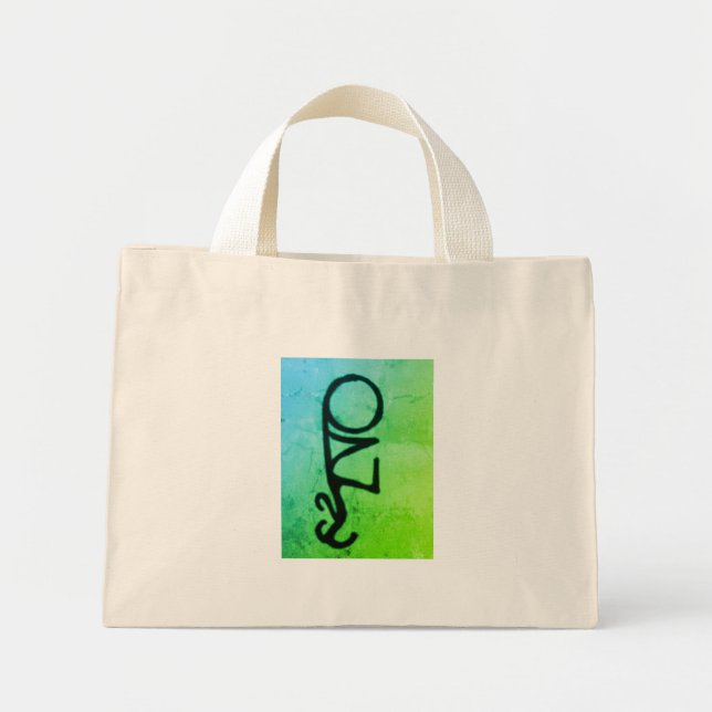 Bolsa Tote Mini Paixão Vermelha de Amor Verde (Frente)