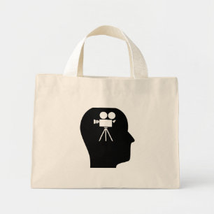 Bolsa Tote Mini Pensando em operar uma câmera