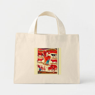 Bolsa Tote Mini "Pequenas Crianças Fazendas Leiteiras Transportado