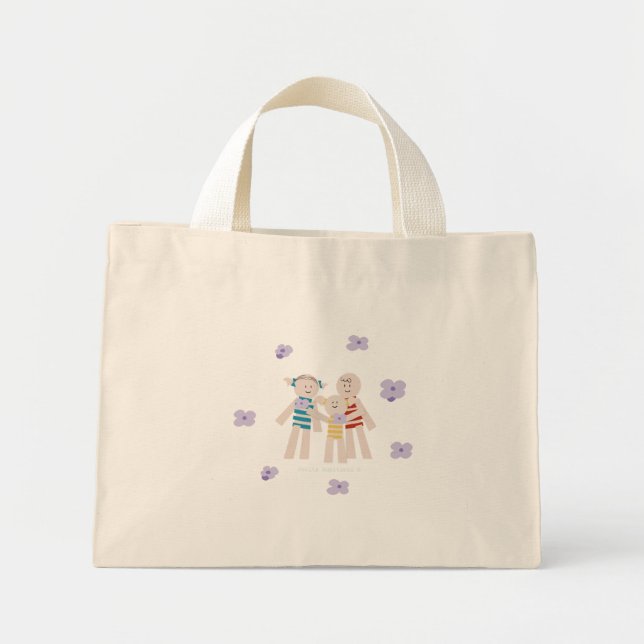 Bolsa Tote Mini Petits Habitants - Canciones para Soñar (Frente)