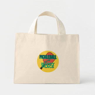 Bolsa Tote Mini Pickleball é o meu humor de lugar feliz