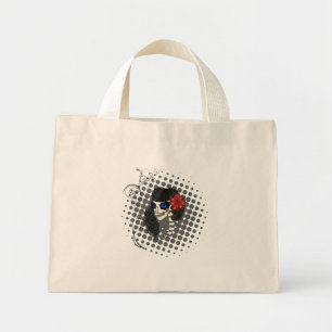 Bolsa Tote Mini Pin Zombie para cima