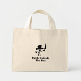 Bolsa Tote Mini Pirate Pense Fora Da Caixa