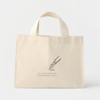 Bolsa Tote Mini Presente de casamento não tradicional Cerimônia Ci