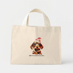 Bolsa Tote Mini Presente de Natal de Pet