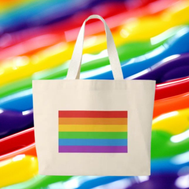 Bolsa Tote Mini PrideMini: Orgulho Arco-Íris (Criador carregado)