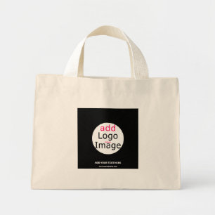 Bolsa Tote Mini Professional Customizable Business Brand Black