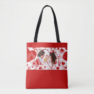 Bolsa Tote Mini quadro - Heart ART II + sua foto
