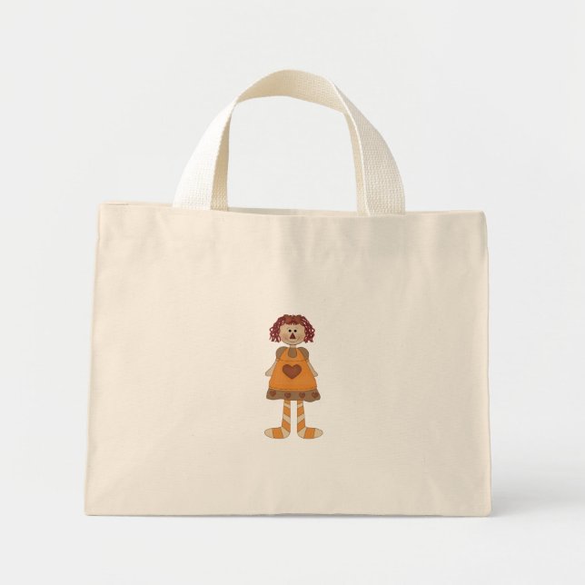 Bolsa Tote Mini Raggedy (Frente)