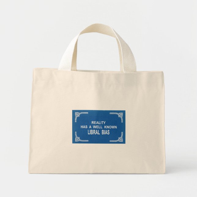 Bolsa Tote Mini Reality Tote Bag (Frente)