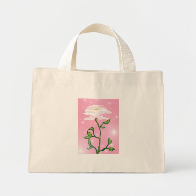 Bolsa Tote Mini Rosa para uma mãe (Frente)