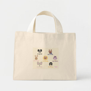 Bolsa Tote Mini Saca Keiki - Ani-friendimals divertida