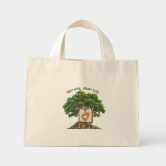 Bolsa Tote Mini Saca Tote Leia Mais, Preocupe Menos