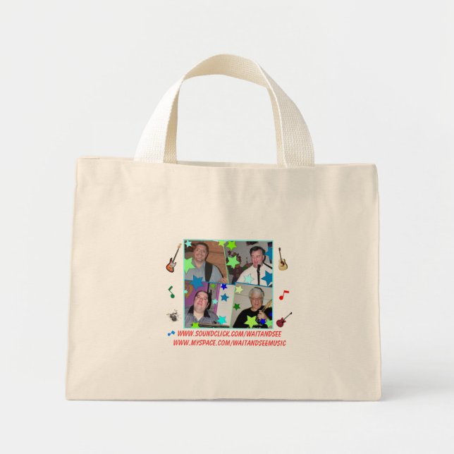 Bolsa Tote Mini Saco Banda pequeno (Frente)