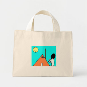 Bolsa Tote Mini Saco da Casa de Frango