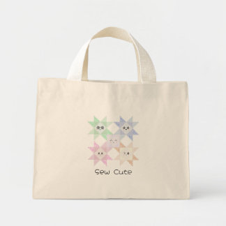 Bolsa Tote Mini Saco de compras Costure Fofa