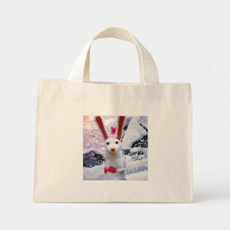Bolsa Tote Mini Saco de inverno Bunny