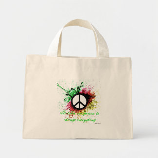 Bolsa Tote Mini Saco de paz