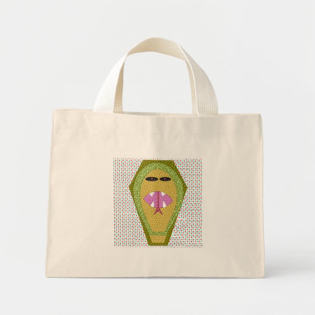 Bolsa Tote Mini Saco de Tota Cobra Egípcia Letal (Frente)