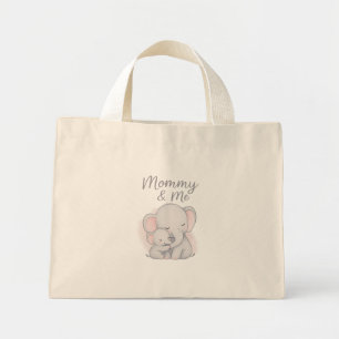 Bolsa Tote Mini Saco de Tota de Elefante Pastel - Carrie Baby Esse