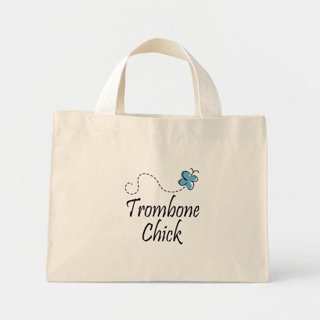 Bolsa Tote Mini Saco de Tote de Trombone Bonito (Frente)