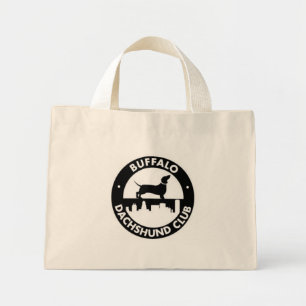 Bolsa Tote Mini Saco de tote do Clube de Buffalo Dachshund