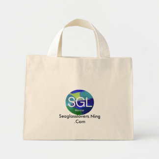 Bolsa Tote Mini Saco de Vidros do Mar