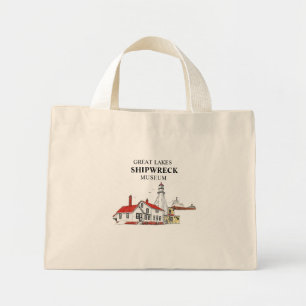 Bolsa Tote Mini Saco do Museu do Naufrágio dos Grandes Lagos de Wh