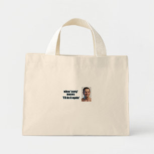 Bolsa Tote Mini Saco Sarcástico Tote