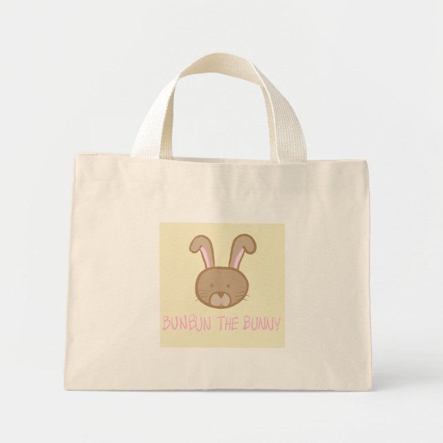 Bolsa Tote Mini Saco Tote Bun Bun o Coelho (Frente)