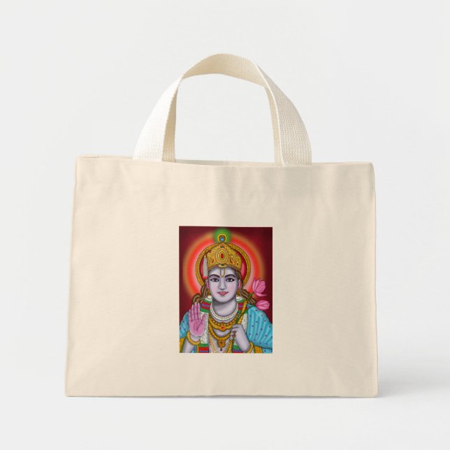 Bolsa Tote Mini Saco Tote Shree Krishna (Frente)