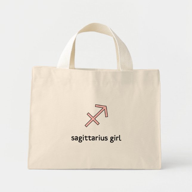 Bolsa Tote Mini Sagitário Zodíaco (Frente)