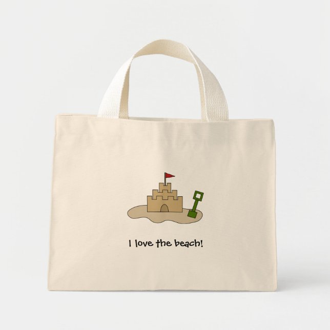 Bolsa Tote Mini Sandcastle (Frente)