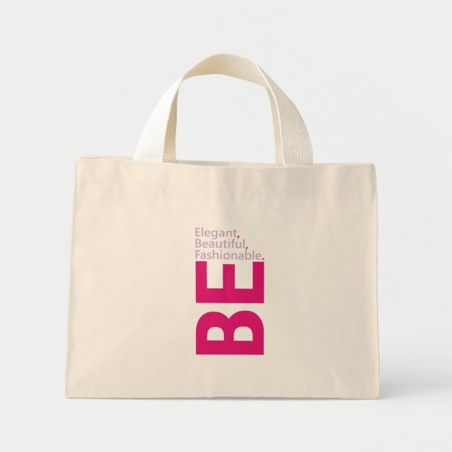 Bolsa Tote Mini Seja Belo Saco de Tote (Frente)