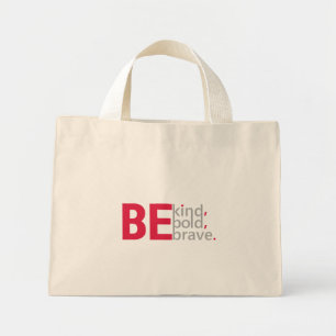 Bolsa Tote Mini Seja gentil com a barra de ferramentas