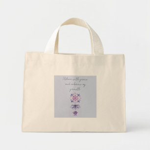 Bolsa Tote Mini Serenity Mandala Tote Bag