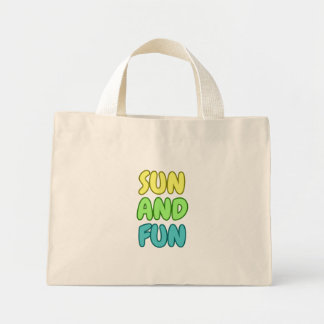 Bolsa Tote Mini Sol e Diversão Tote Pequeno
