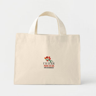 Bolsa Tote Mini Sou a irmã dela e a dona de casa