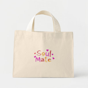 Bolsa Tote Mini Soul Mate Digital Art Design