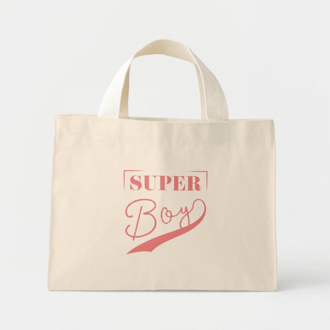Bolsa Tote Mini Super Menino (Frente)
