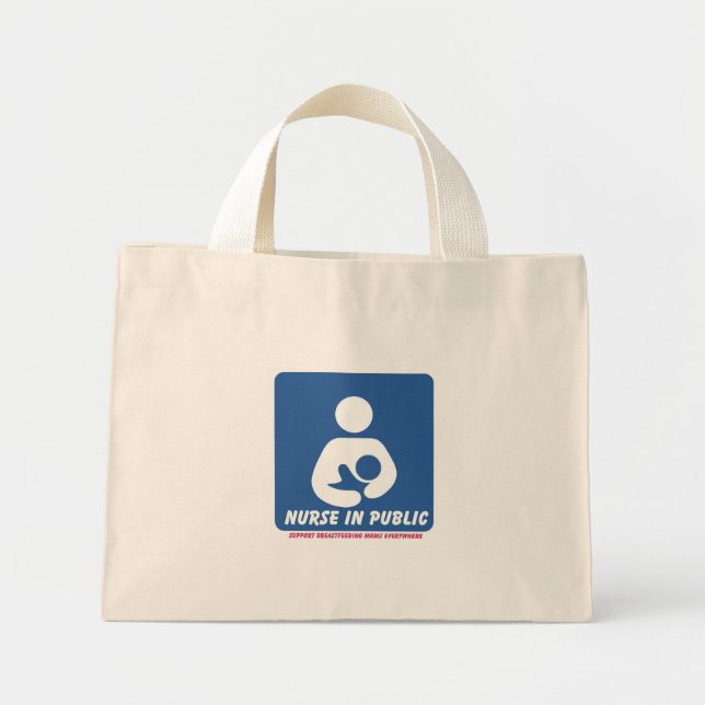 Bolsa Tote Mini Suporte para Amamentação (Frente)