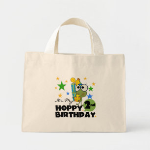 Bolsa Tote Mini T-shirts e presentes segundos aniversários de Sapo