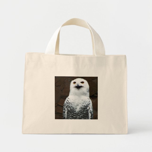 Bolsa Tote Mini Tcn Snowy Owl (Frente)
