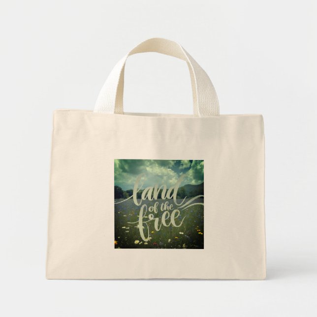 Bolsa Tote Mini Terra dos livres (Frente)